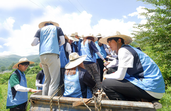 자생의료재단 사회공헌활동, 지역사회, 대학생희망드림 봉사단